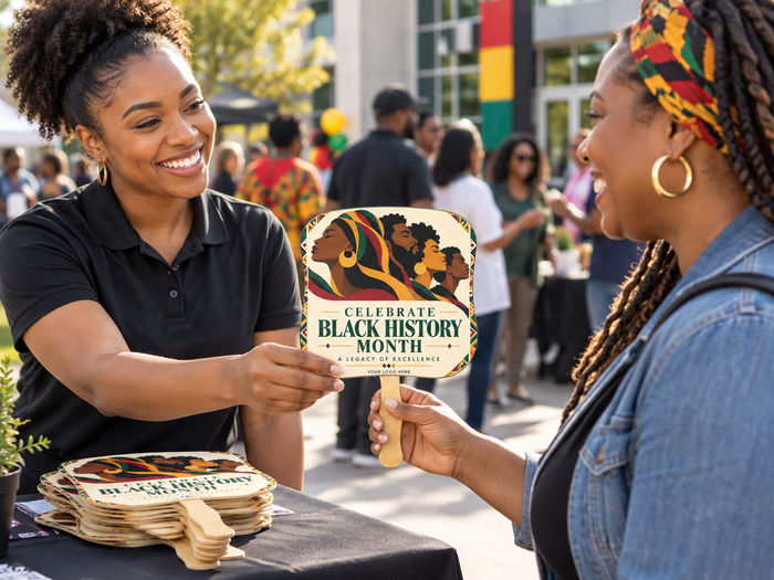 Black History Month Celebration Custom Hand Fan