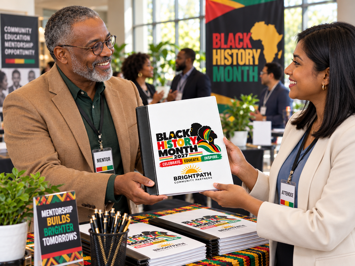 Black Heritage Custom Cover Manager Date Log Planner-2027