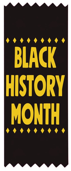 Black History Month Satin Ribbons with Adhesive Backing