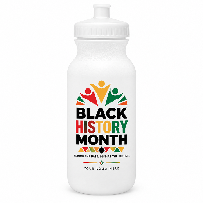 Celebrate Black History 20 Oz. Bike Bottle