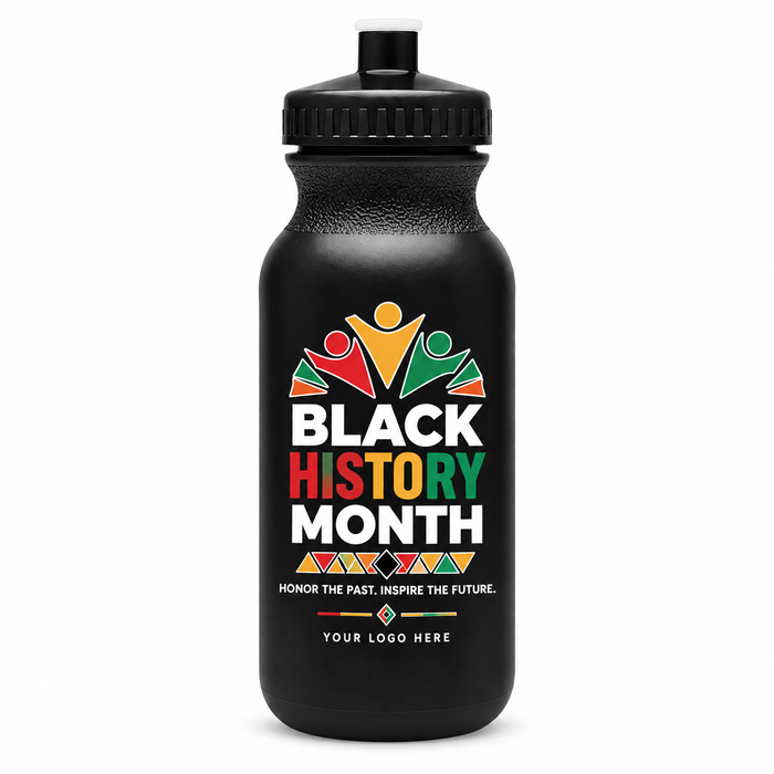 Celebrate Black History 20 Oz. Bike Bottle