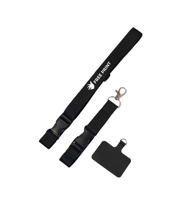 Adjustable Recycled Phone Lanyard