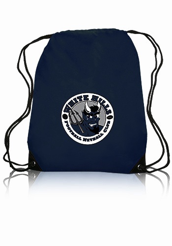 Black Trim Drawstring Bag