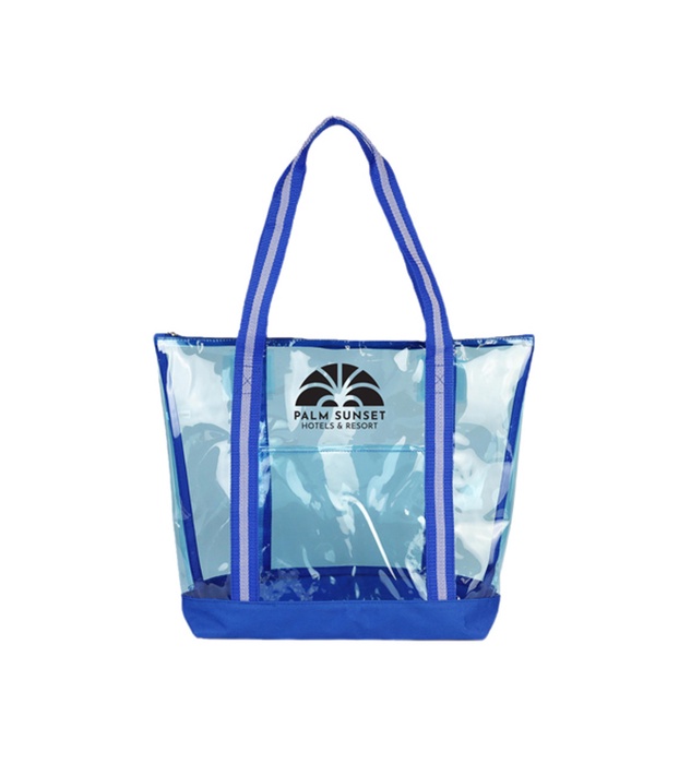 Clear Tote With Zipper