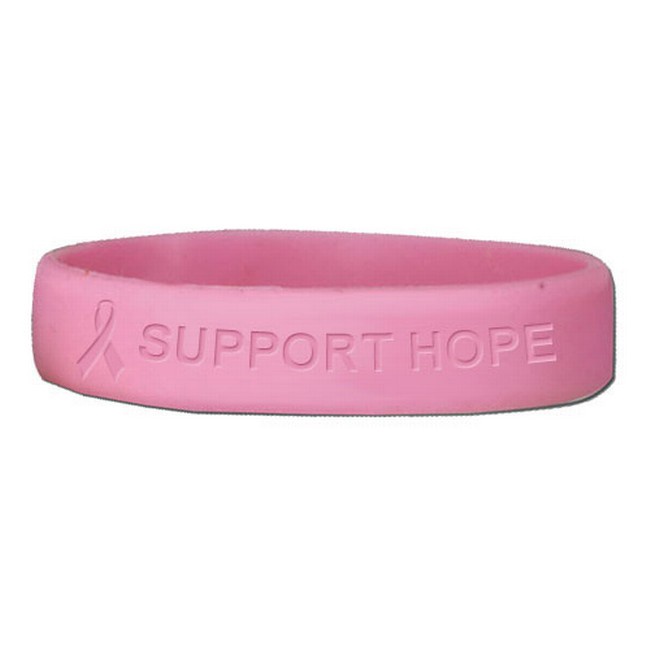 Breast Cancer Awareness Silicone Bracelet