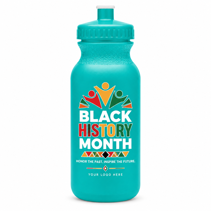 Celebrate Black History 20 Oz. Bike Bottle