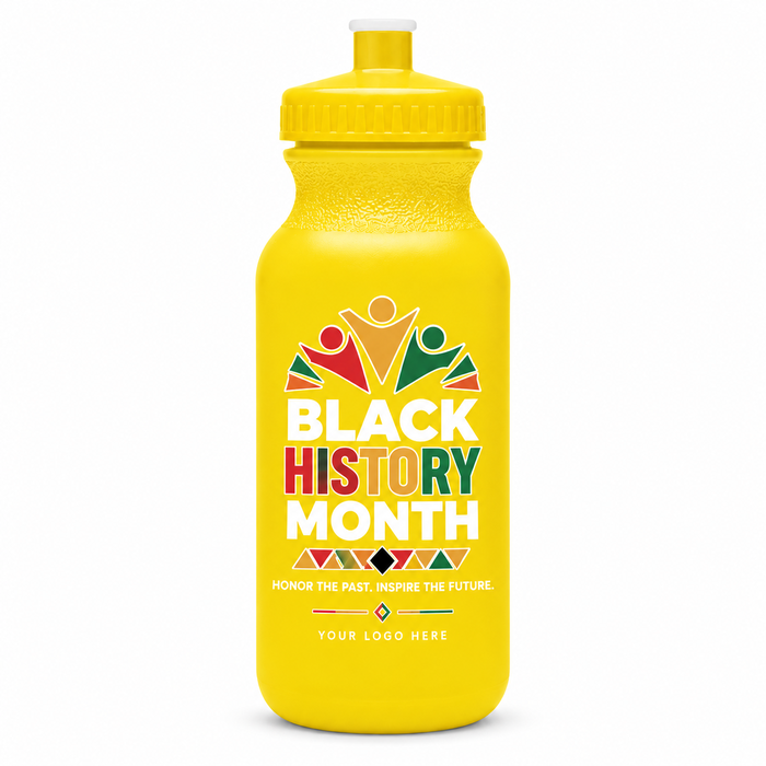 Celebrate Black History 20 Oz. Bike Bottle