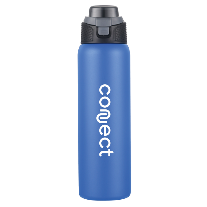 28 oz Stainless Steel 2 In 1 Spout And Straw Water Bottle