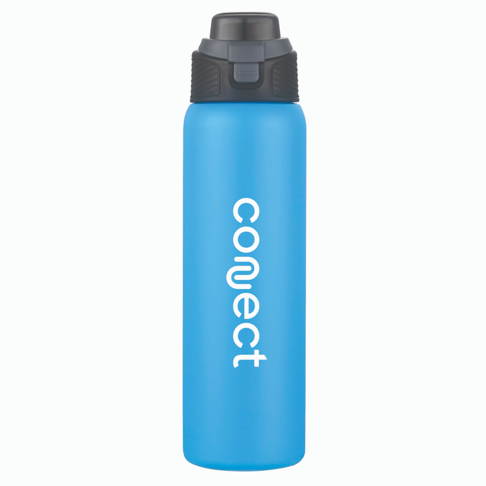 28 oz Stainless Steel 2 In 1 Spout And Straw Water Bottle