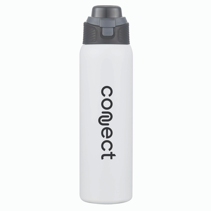 28 oz Stainless Steel 2 In 1 Spout And Straw Water Bottle