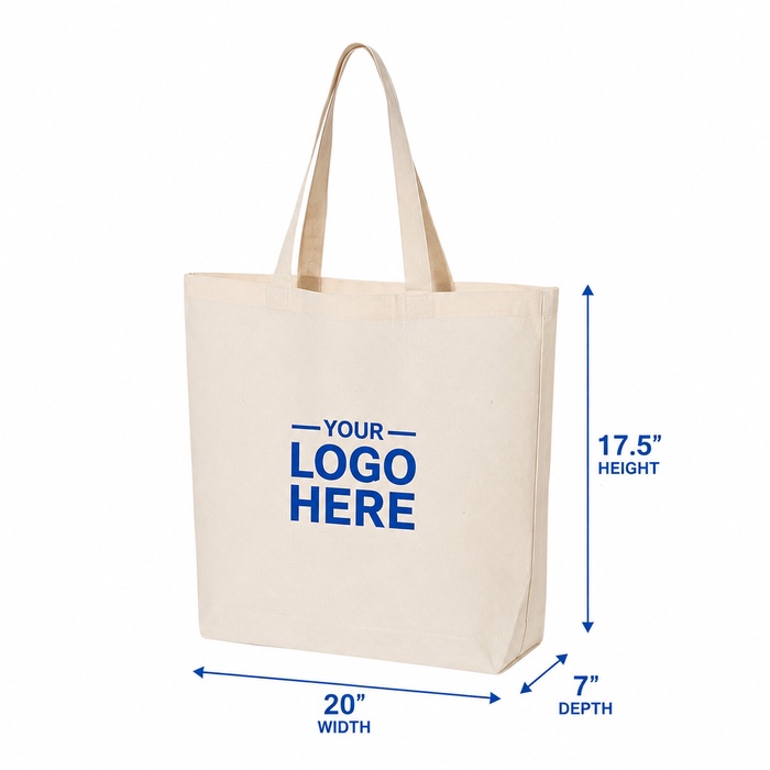 Bushwick 100% Cotton Tote Bag - Full Color