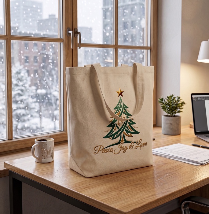 Bushwick 100% Cotton Tote Bag - Full Color