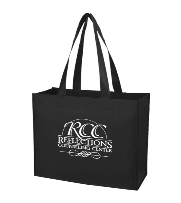 Matte Laminated Non Woven Horizontal Shopper Tote