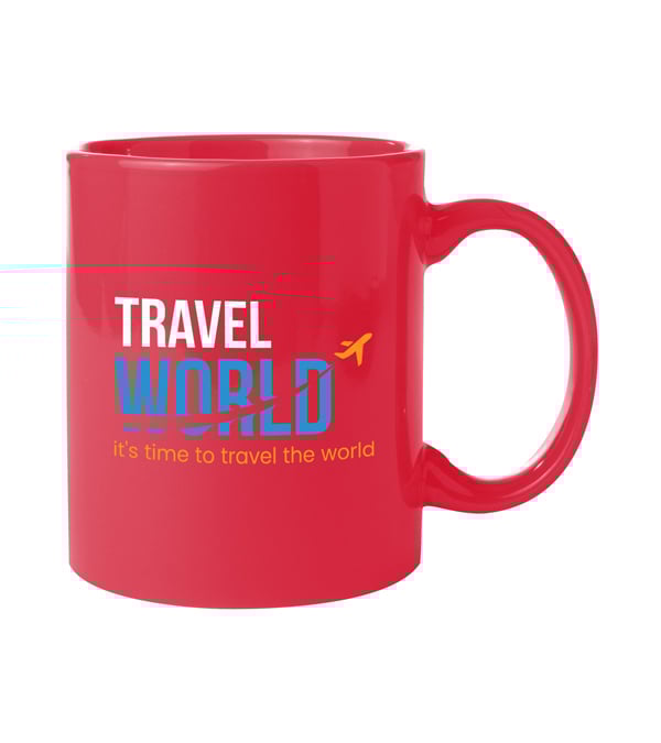 11 oz. Colored Budget Ceramic Mug