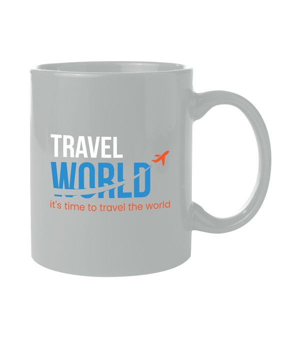 11 oz. Colored Budget Ceramic Mug