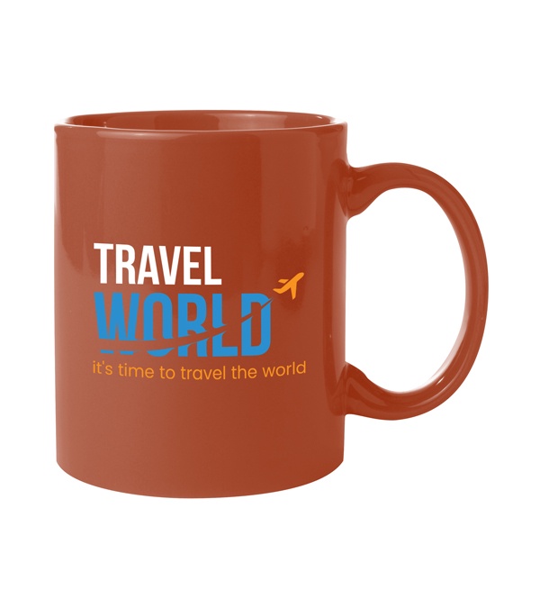 11 oz. Colored Budget Ceramic Mug
