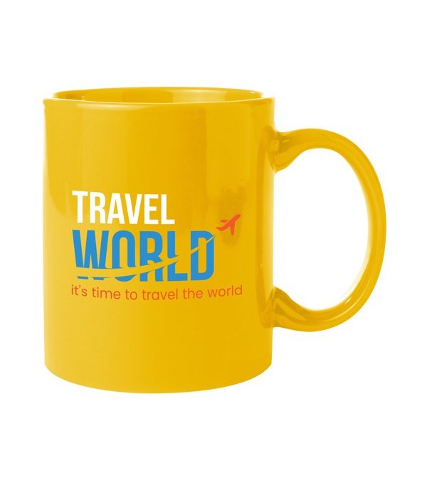 11 oz. Colored Budget Ceramic Mug
