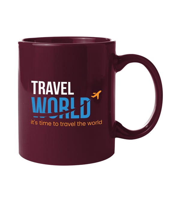 11 oz. Colored Budget Ceramic Mug