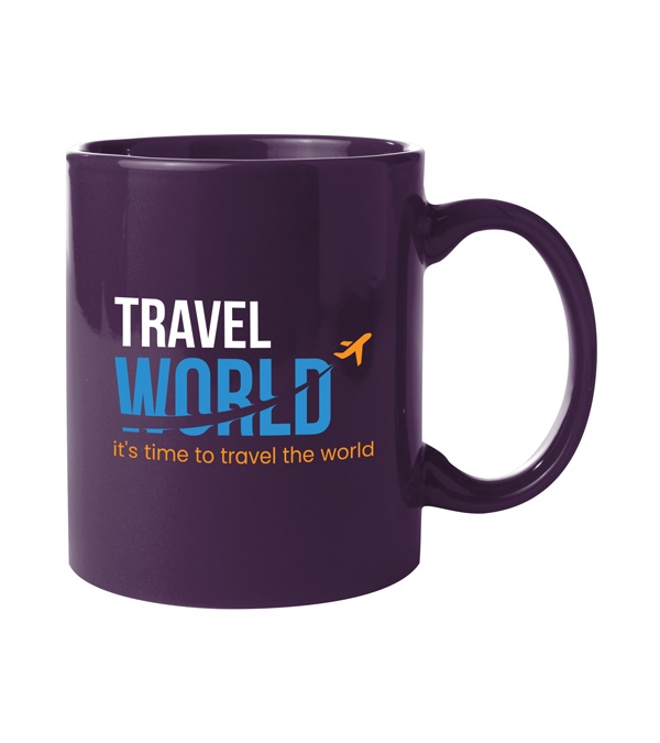 11 oz. Colored Budget Ceramic Mug