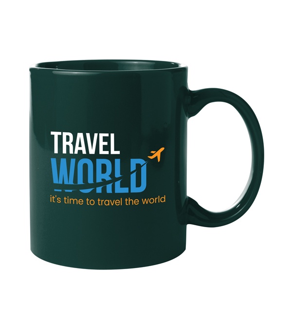 11 oz. Colored Budget Ceramic Mug