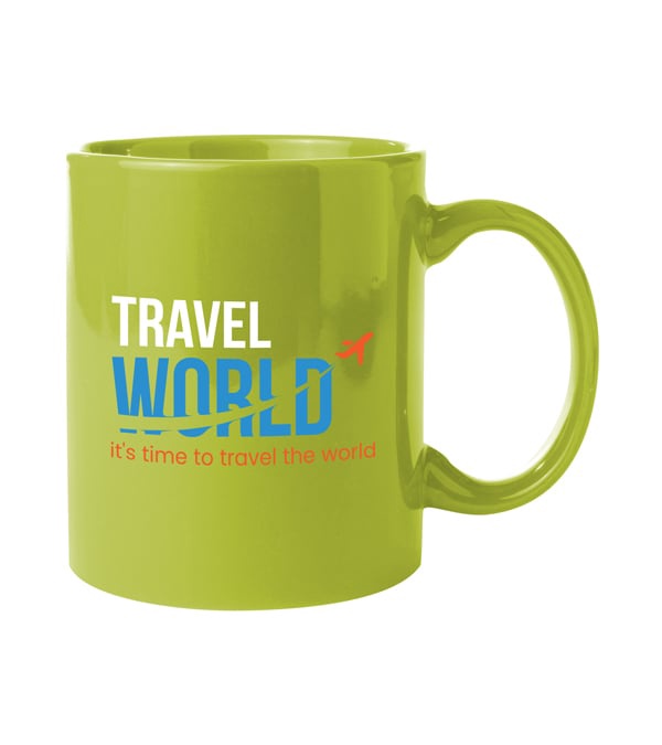 11 oz. Colored Budget Ceramic Mug