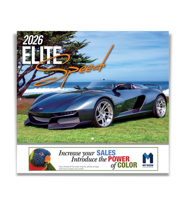 Elite Speed Wall Calendar 2026