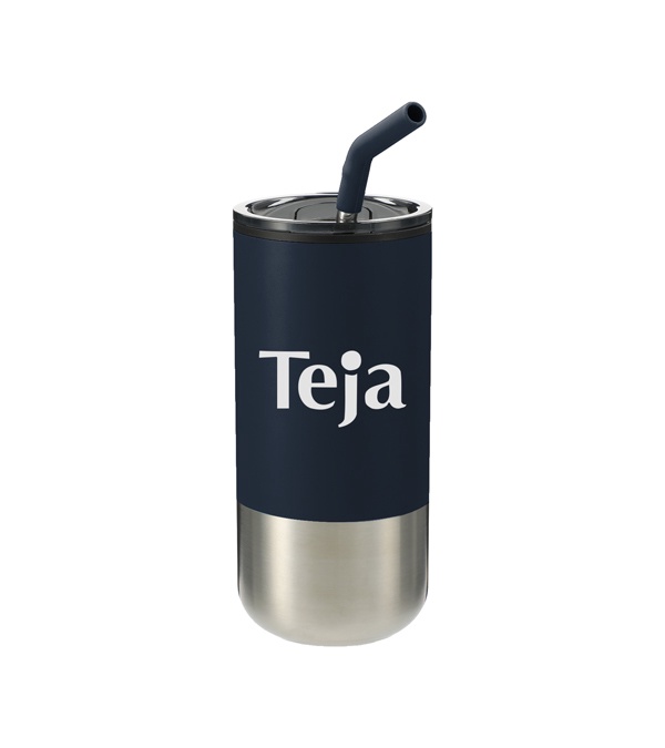 Velocity 16 oz. Tumbler with Stainless Steel Straw