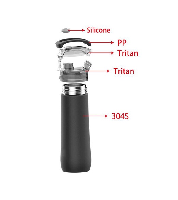23 oz. Giza Vacuum Bottle - Laser Engraved