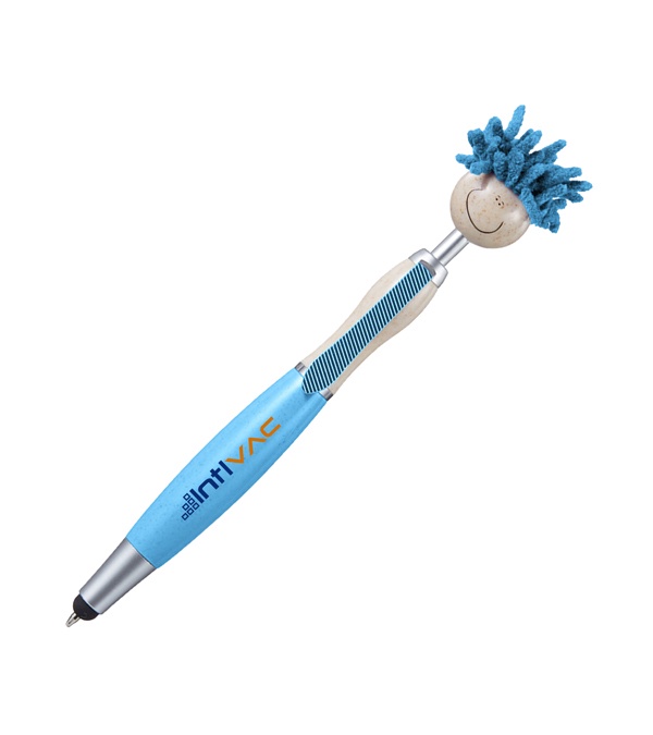 MopToppers® Wheat Straw Screen Cleaner With Stylus Pen