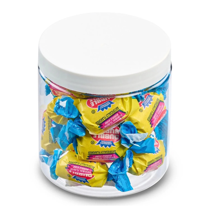 8 oz Jar of Individually Wrapped Bubble Gum