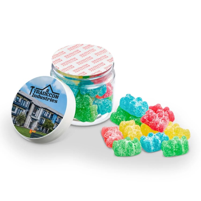 2 oz. jar of sour Gummy Bears