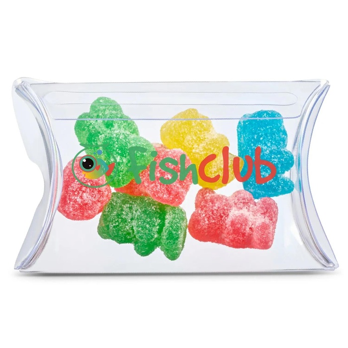 3" Pillow Box of sour Gummy Bears
