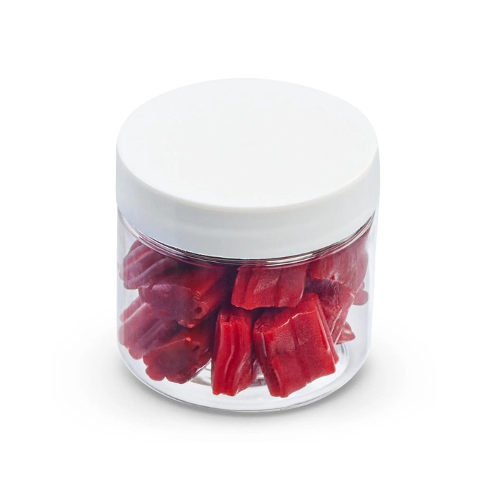 2 oz. Jar of mini Strawberry Licorice Bites