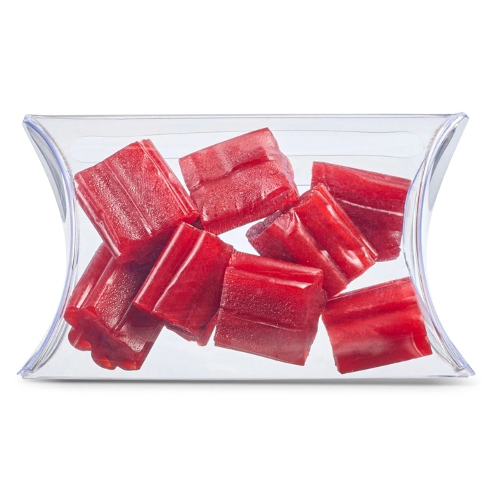 3" Pillow Box of mini Strawberry Licorice Bites