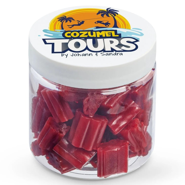 4 oz. Jar of mini Strawberry Licorice Bites