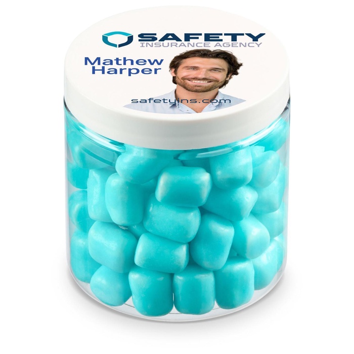 8 oz Jar of Mini Candy Covered Marshmallows