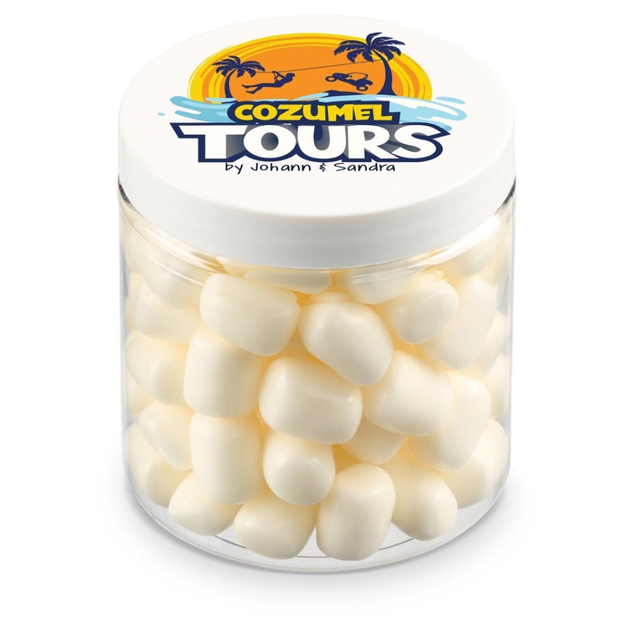 8 oz Jar of Mini Candy Covered Marshmallows