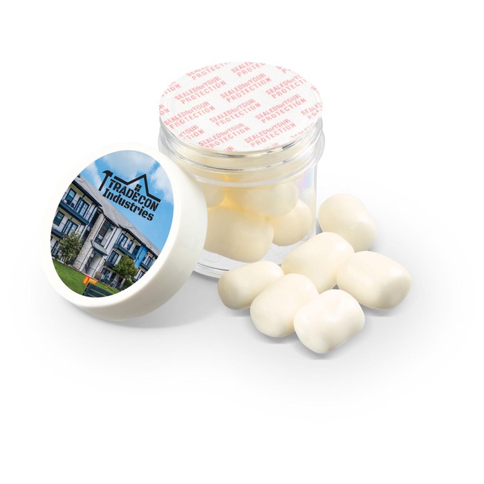 1 oz Jar of Mini Candy Covered Marshmallows