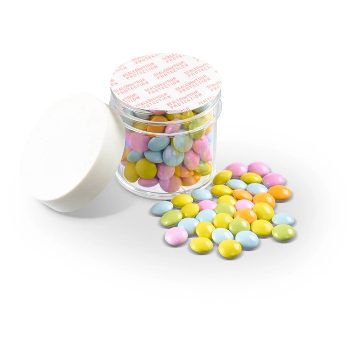 1 oz Jar of Mini Chocolate Lentils