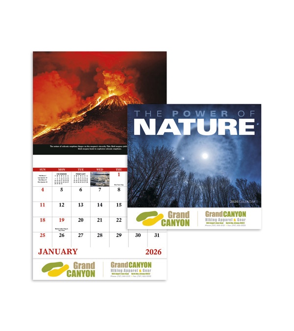 The Power of Nature Wall Calendar 2026
