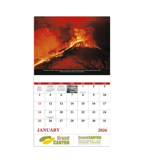 The Power of Nature Wall Calendar 2026