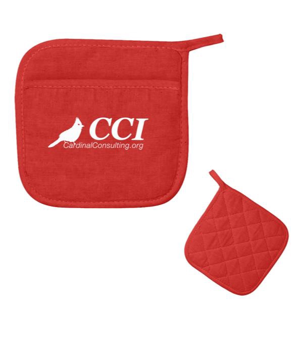 Custom Quilted Cotton Canvas Pot Holder