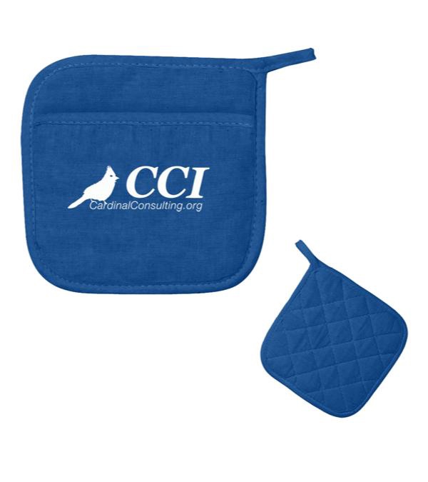 Custom Quilted Cotton Canvas Pot Holder