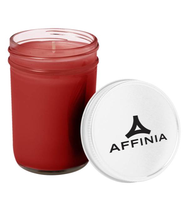 Jelly Jar Candle with White Lid