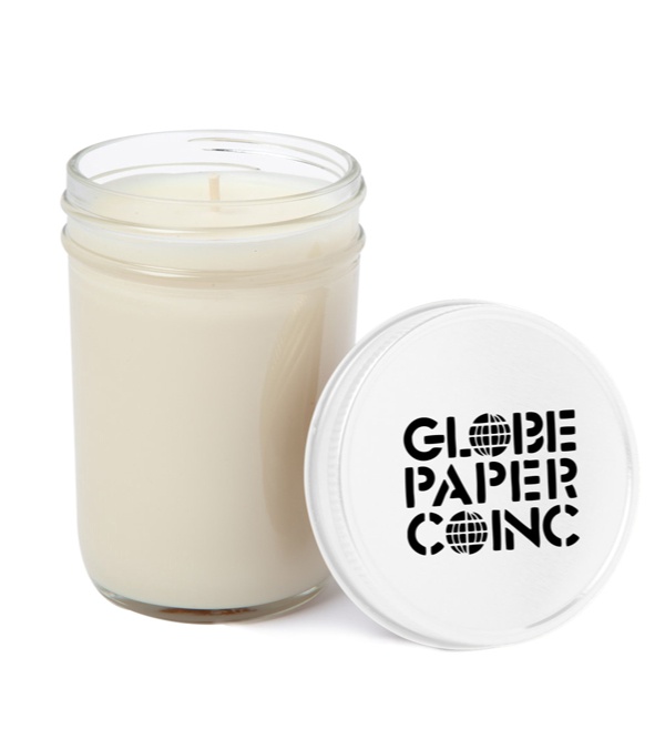 Jelly Jar Candle with White Lid
