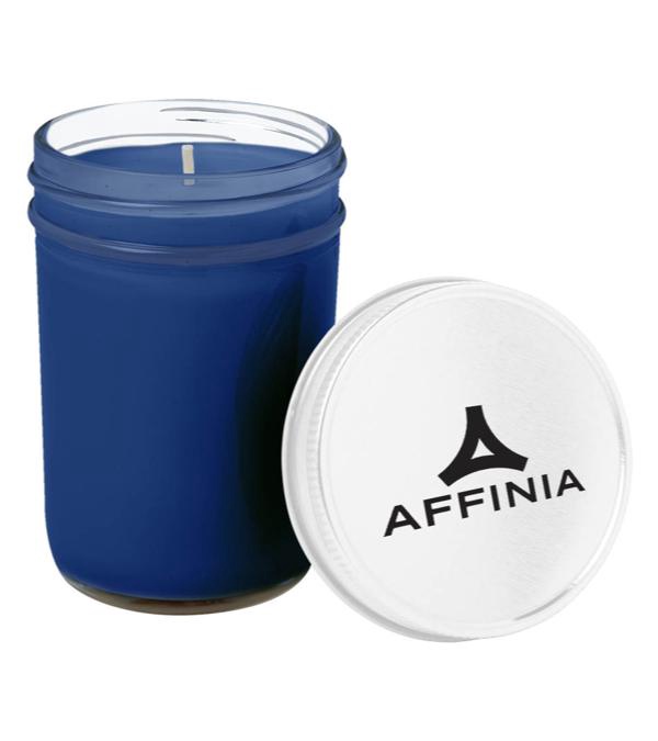 Jelly Jar Candle with White Lid