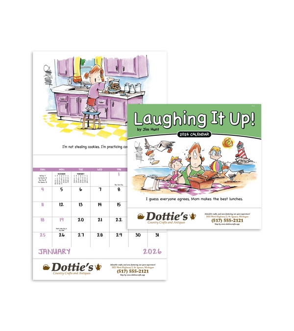 Laughing It Up Wall Calendar 2026
