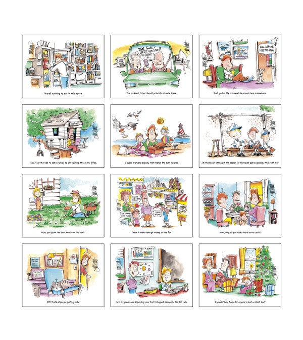 Laughing It Up Wall Calendar 2026
