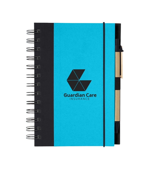 Eco-Inspired Spiral Notebook & Pen