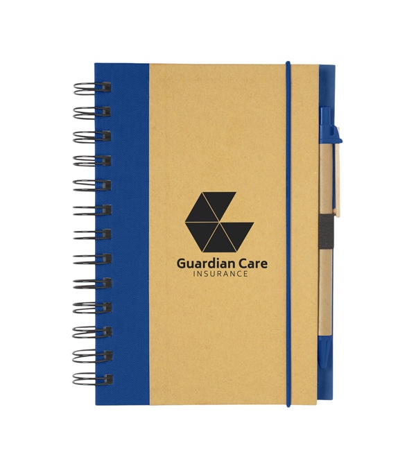 Eco-Inspired Spiral Notebook & Pen